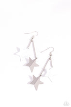 Load image into Gallery viewer, Stellar STAGGER White Earrings