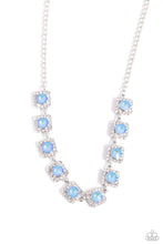 Load image into Gallery viewer, Jump SQUARE Blue Necklace