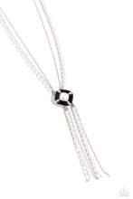 Load image into Gallery viewer, I Pinky SQUARE Black Necklace