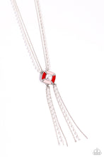 Load image into Gallery viewer, I Pinky SQUARE Red Necklace