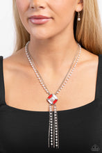 Load image into Gallery viewer, I Pinky SQUARE Red Necklace
