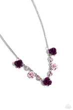 Load image into Gallery viewer, Strike a ROSE Purple Necklace