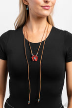 Load image into Gallery viewer, Wanderlust Wrap Blue Necklace