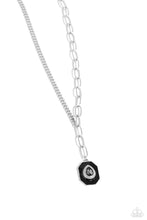 Load image into Gallery viewer, Hexagonal Hallmark Silver Necklace