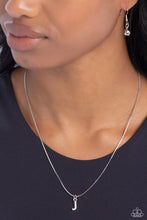 Load image into Gallery viewer, Seize the Initial Silver Necklace - J