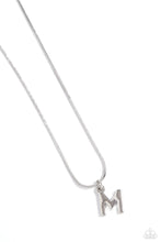 Load image into Gallery viewer, Seize the Initial Silver Necklace - M