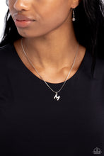 Load image into Gallery viewer, Seize the Initial Silver Necklace - M