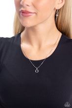 Load image into Gallery viewer, Seize the Initial Silver Necklace - O