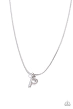 Load image into Gallery viewer, Seize the Initial Silver Necklace - P