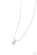 Load image into Gallery viewer, Seize the Initial Silver Necklace - R