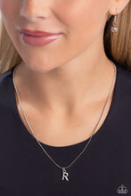 Load image into Gallery viewer, Seize the Initial Silver Necklace - R