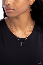 Load image into Gallery viewer, Seize the Initial Silver Necklace - T