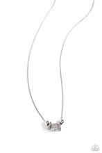 Load image into Gallery viewer, Rolling the Dice White Necklace