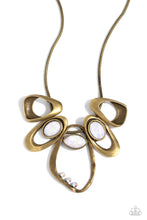Load image into Gallery viewer, Gleaming Gala Brass Necklace