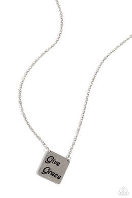 Give Grace Silver Necklace