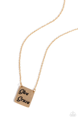Give Grace Gold Necklace