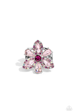 Blazing Blooms Pink Ring