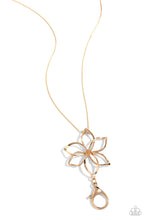 Load image into Gallery viewer, Flowering Fame Gold Lanyard