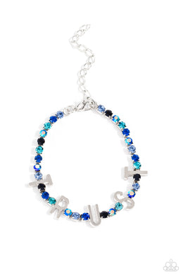 I Will Trust In You Blue Bracelet