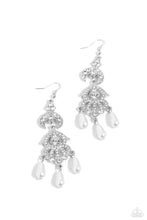 Load image into Gallery viewer, Cosmopolitan Combo White Earrings
