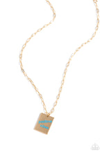 Load image into Gallery viewer, Optimistic Vibes Blue Necklace