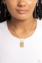 Load image into Gallery viewer, Optimistic Vibes Blue Necklace