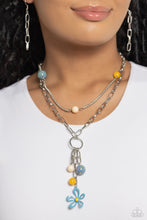 Load image into Gallery viewer, Seize the Swirls Blue Necklace