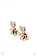 Load image into Gallery viewer, Colorful Clippings Gold Clip-On Earrings