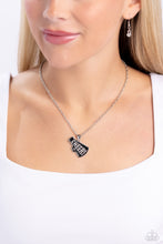 Load image into Gallery viewer, Cheer Champion Black Necklace