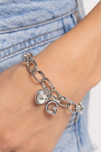 Load image into Gallery viewer, Guess Now Its INITIAL White Bracelet - G