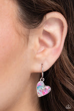 Load image into Gallery viewer, Shell Signal Pink Hoop Earrings
