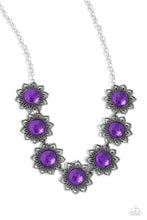 Load image into Gallery viewer, The GLITTER Takes It All Purple Necklace