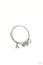 Load image into Gallery viewer, Making It INITIAL Silver Bangle - A