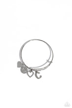 Load image into Gallery viewer, Making It INITIAL Silver Bangle - C