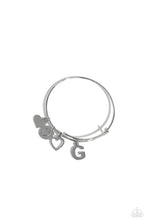 Load image into Gallery viewer, Making It INITIAL Silver Bangle - G