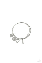 Load image into Gallery viewer, Making It INITIAL Silver Bangle - I