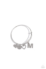 Load image into Gallery viewer, Making It INITIAL Silver Bangle - M