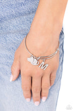 Load image into Gallery viewer, Making It INITIAL Silver Bangle - M