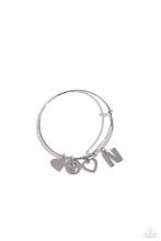 Load image into Gallery viewer, Making It INITIAL Silver Bangle- N