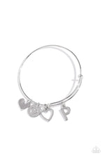 Load image into Gallery viewer, Making It INITIAL Silver Bangle - P