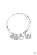 Load image into Gallery viewer, Making It INITIAL Silver Bangle - W