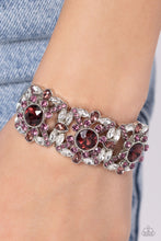 Load image into Gallery viewer, Shimmering Solo Purple Hinged Bracelet