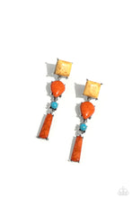 Load image into Gallery viewer, Saharan Sabbatical Orange Earrings