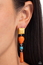 Load image into Gallery viewer, Saharan Sabbatical Orange Earrings