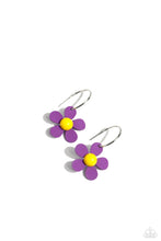 Load image into Gallery viewer, More FLOWER To You! Purple Earrings