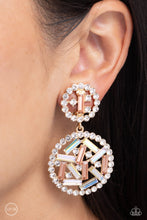 Load image into Gallery viewer, Gasp-Worthy Glam Gold Clip-On Earrings