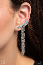 Load image into Gallery viewer, Fault Line Fringe Blue Ear Crawlers