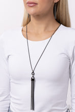 Load image into Gallery viewer, The STRANDS of Time Black Necklace