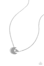 Load image into Gallery viewer, Low-Key Lunar Silver Necklace
