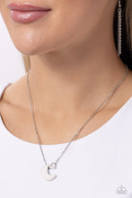 Load image into Gallery viewer, Low-Key Lunar Silver Necklace